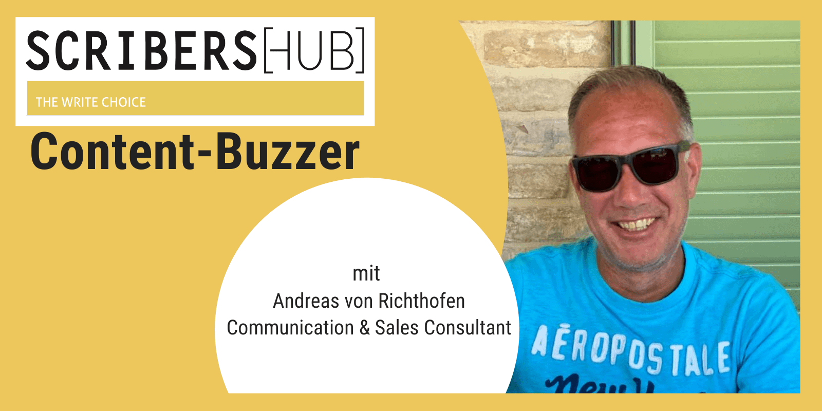 Andreas von Richthofen im Interview SCRIBERS[HUB]